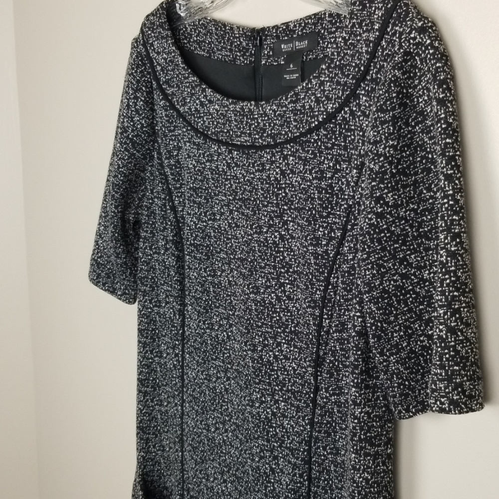 White House Black Market scoop neck dress size 6